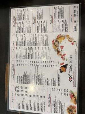 Menu photo 5 Toro sushi Henderson, NV