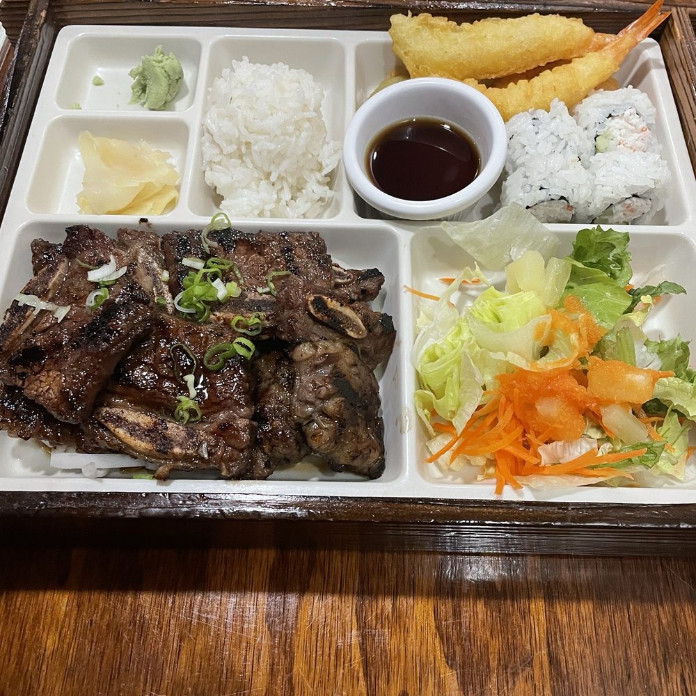 Umiya Sushi - GALBI BENTO BOX - Sushi Bars Near Me - Cedar Park, Texas Umiya Sushi - GALBI BENTO BOX - Sushi Bars Near Me - Cedar Park, Texas
