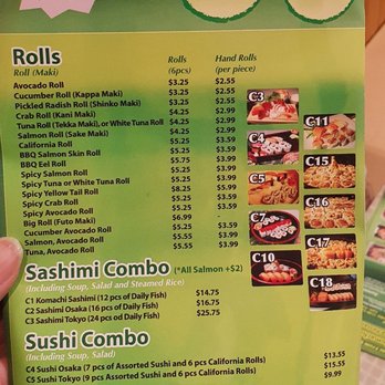 Komachi - a menu for lunch special - Japanese Near Me - Aurora, Ontario