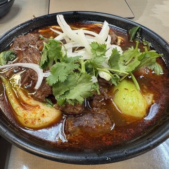 Dumpling World - Spicy beef noodle soup - Chinese Near Me - Everett, Washington