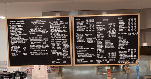 Menu photo 2 Recess Coffee - Ulster Street Syracuse, NY Menu photo 2 Recess Coffee - Ulster Street Syracuse, NY