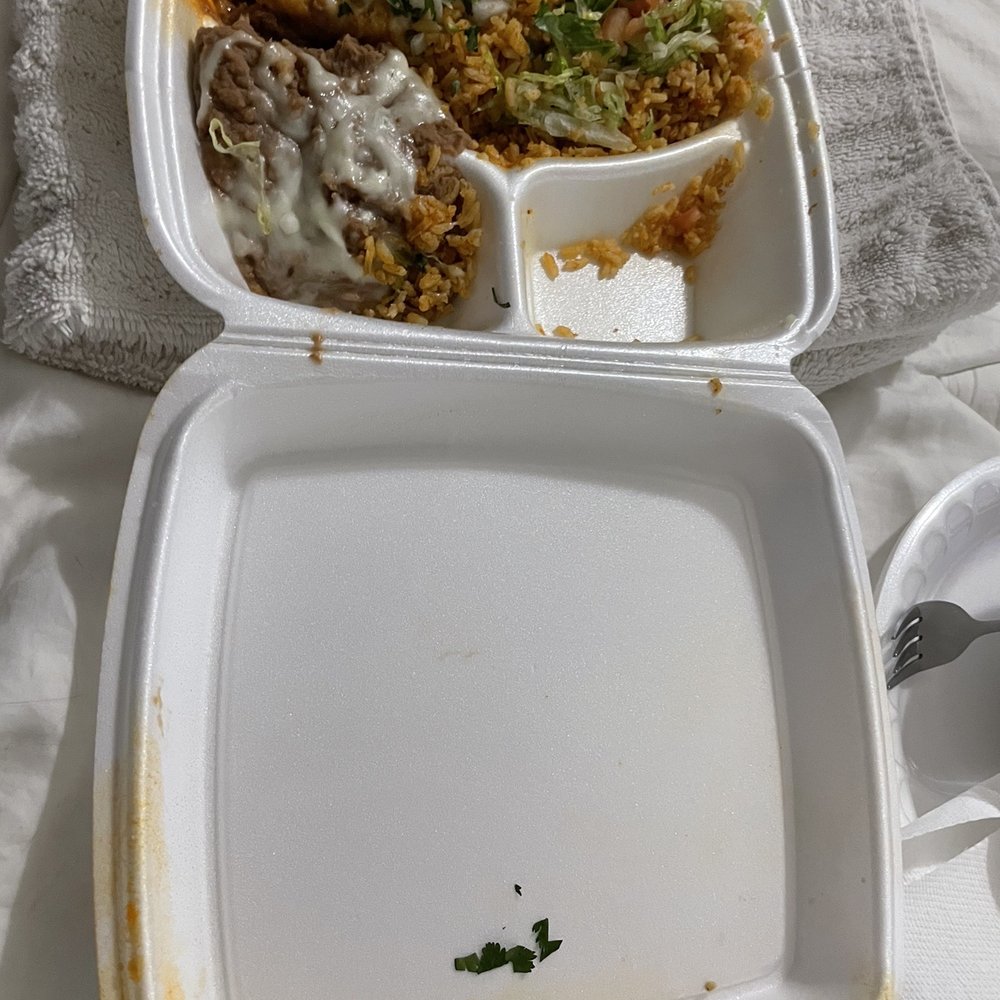 Taco Patio - Food toppled over - Mexican Near Me - Lockport, Illinois