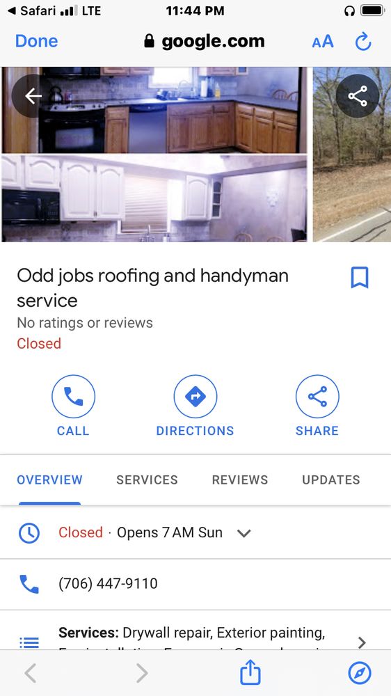 Slide of Odd Jobs Handyman and Roofing
