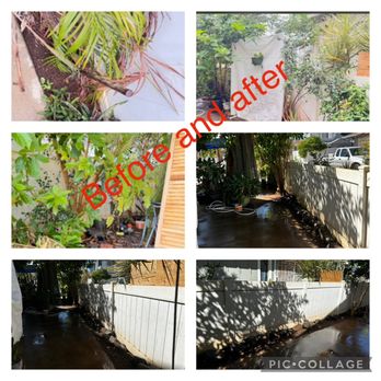 Jay Landscaping - Clean up along fence area in ewa beach thank you to the good owner for trusting jay landscaping & yard service - Landscaping Near Me