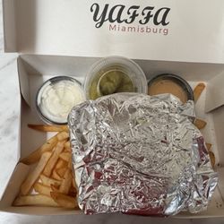 Gyro Sandwich with french fries