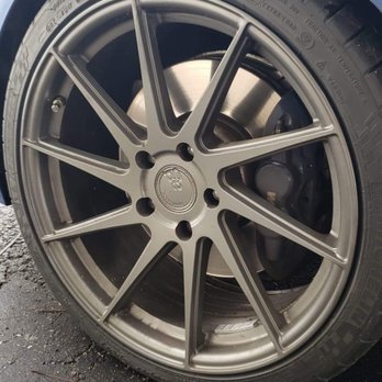 Alpha AutoSports - After shot of AG rim fixed - Powder Coating Near Me - Glendale, California