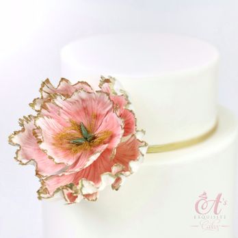 A's Exquisite Cakes - Peony wedding cake - Cupcakes Near Me A's Exquisite Cakes - Peony wedding cake - Cupcakes Near Me