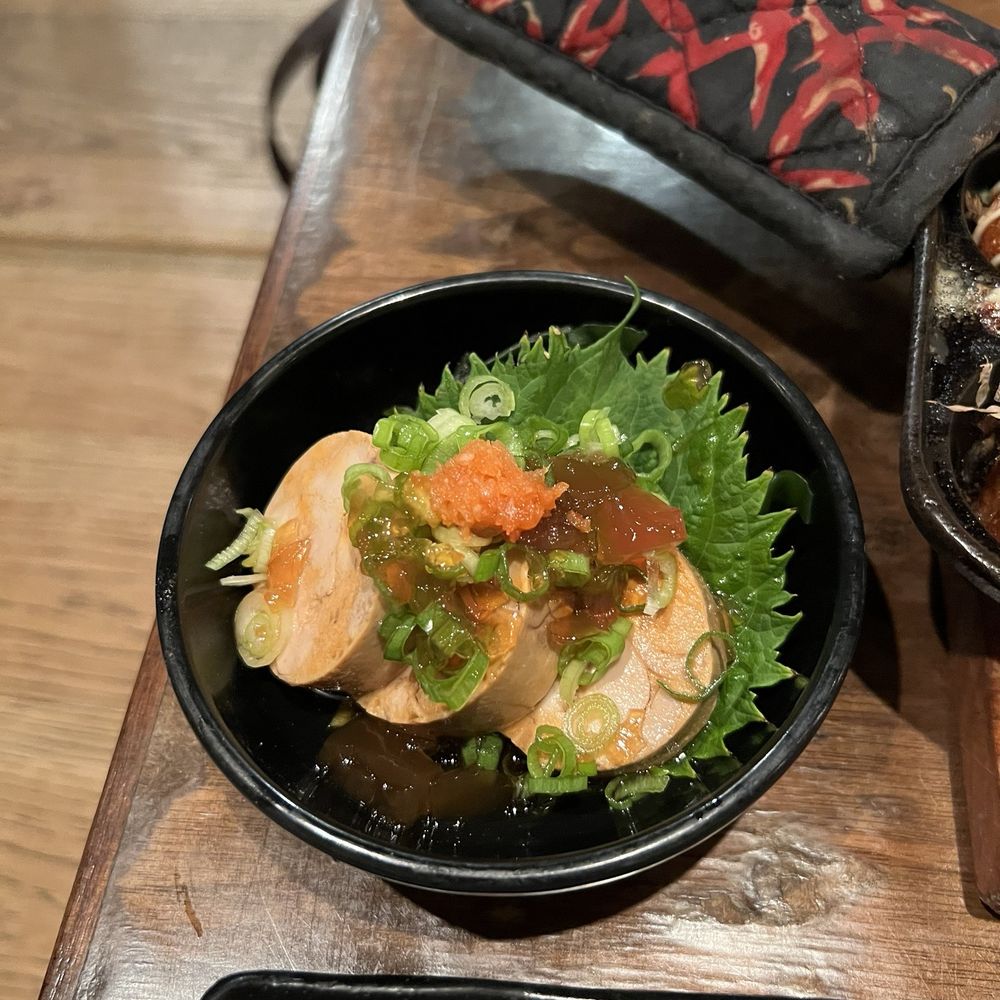 Mr Max - steamed monkfish liver - Sushi Bars Near Me - Irving, Texas
