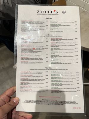 Menu photo 4 Zareen's Redwood City, CA