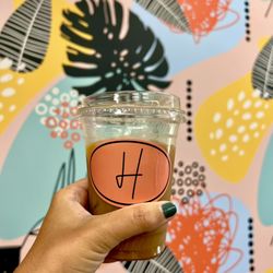 Hannah's Cafe - Strong iced coffee! And super cute wallpaper.