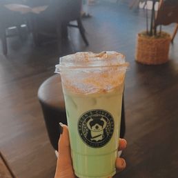 Pandan Tea with Oat Milk Pandan Tea with Oat Milk