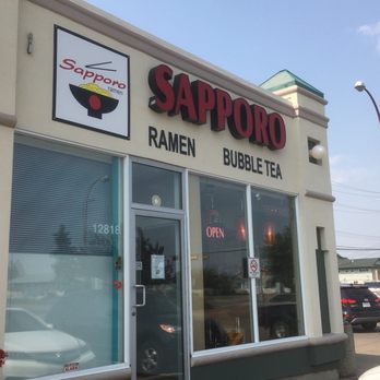 Sapporo Ramen & Bubble Tea - Outside of shop - Ramen Near Me - Edmonton, Alberta Sapporo Ramen & Bubble Tea - Outside of shop - Ramen Near Me - Edmonton, Alberta