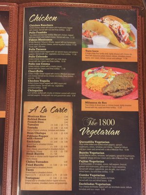 Menu photo 5 The 1800 Mexican Restaurant Americus, GA Menu photo 5 The 1800 Mexican Restaurant Americus, GA