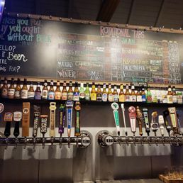 About to try out there assortment of beers About to try out there assortment of beers