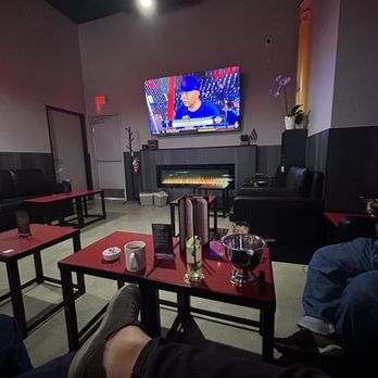 SMōK Cigar Lounge - Here is the seating area at the rear of the bar. - Cigar Bars Near Me - Las Vegas, Nevada