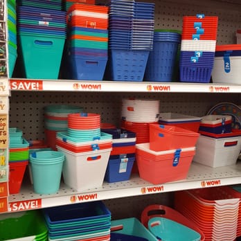 family dollar plastic totes