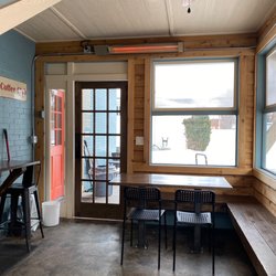 The Westside Coffee Company - Heated outdoor sunroom seating