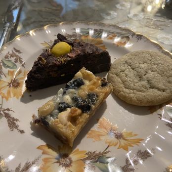 High SocieTea House - Sweet course. The lil blueberry bar and brownie were to die for. - Tea Rooms Near Me - Wayne, New Jersey High SocieTea House - Sweet course. The lil blueberry bar and brownie were to die for. - Tea Rooms Near Me - Wayne, New Jersey