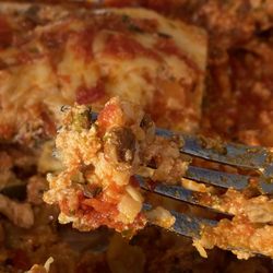 Caruso's Italian Kitchen - Meat lasagna should not be served to vegetarians