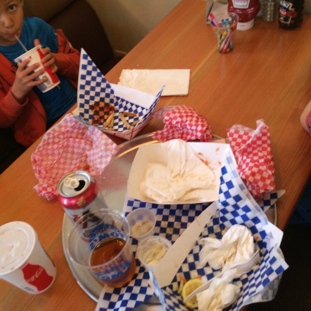 Tom's Fish N Chips - All gone! - Burgers Near Me - Cannon Beach, Oregon