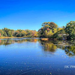 Canoe River Campground - Mill pond in the Fall