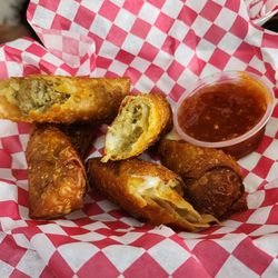 Clawdaddy’s Mkt - Boudin egg rolls with pepper jack cheese