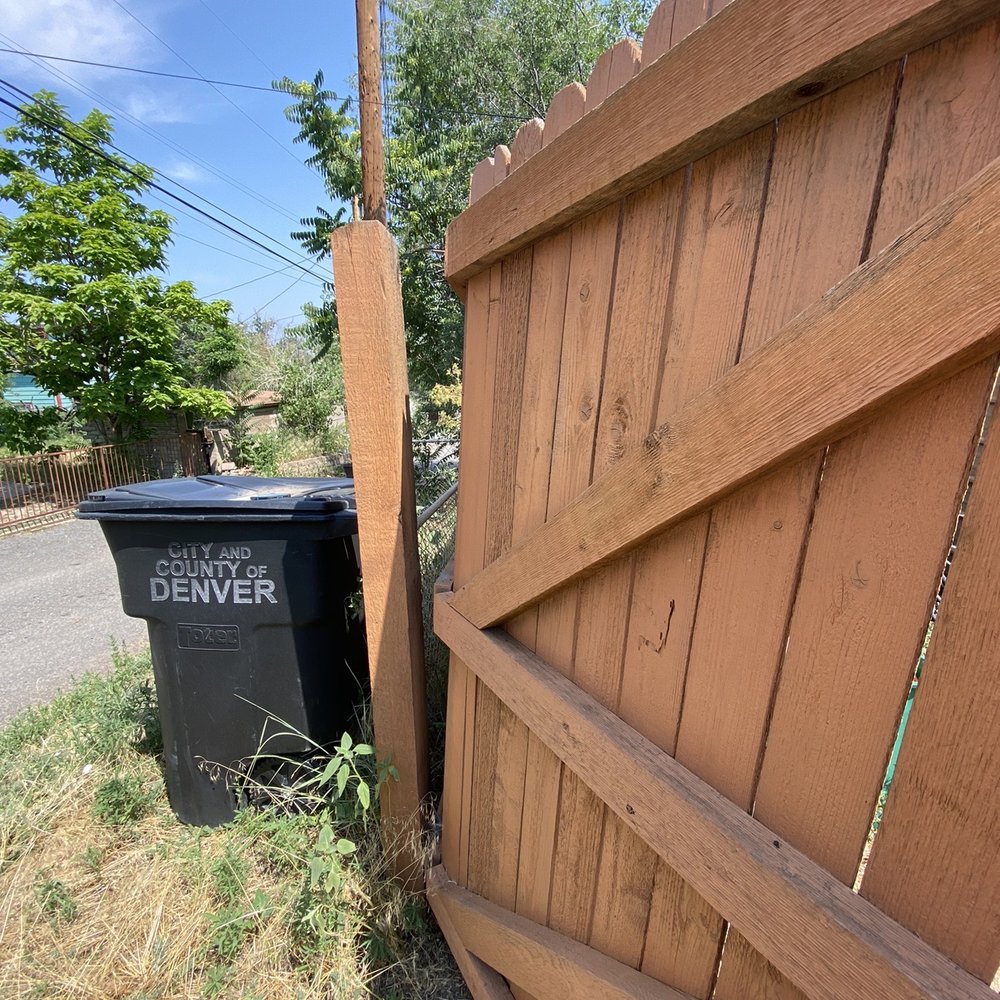 Denver Remodels - Before-gate coming detached from post - General Contractors Near Me