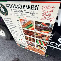 Belli Baci Bakery - Menu