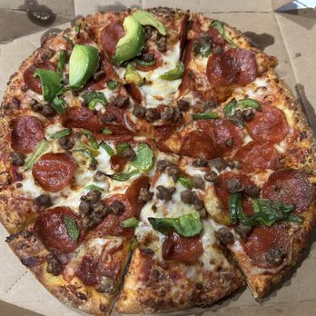 Domino's Pizza - Added a little avocado from home... perfection! - Pizza Near Me - Beaumont, California