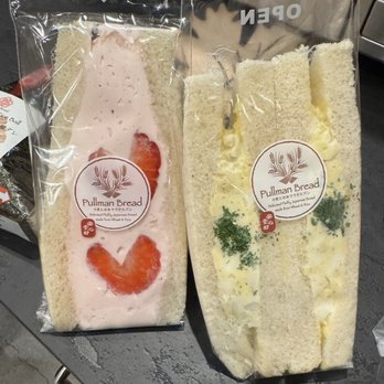 Pullman Bread - Strawberry Cream and Simple Egg Sandwich - Japanese Near Me - Enterprise, Nevada