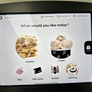 Crumbl - Morris Plains - Ordering from the Kiosk - Bakeries Near Me - Morris Plains, New Jersey