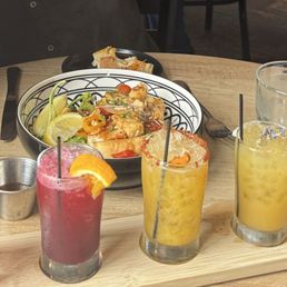 Margarita mocktail flight Margarita mocktail flight