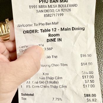 Pho Ban Mai - Thank you for the good food and service - Vietnamese Near Me - San Diego, California Pho Ban Mai - Thank you for the good food and service - Vietnamese Near Me - San Diego, California