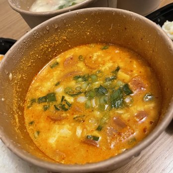 Cho Dang Tofu - Sausage and ham tofu soup - Korean Near Me - Bellevue, Washington Cho Dang Tofu - Sausage and ham tofu soup - Korean Near Me - Bellevue, Washington