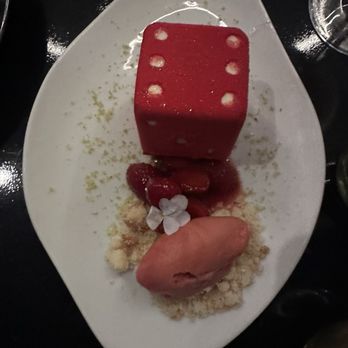 Spago - What a beautiful way to end the night with great desserts Vegas Style - New American Near Me - Las Vegas, Nevada