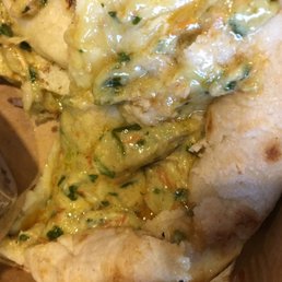 Chicken papusa with cheese. This is huge. over 15cm across!