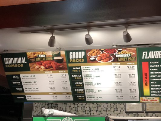 Menu photo 2 Wingstop Garland, TX