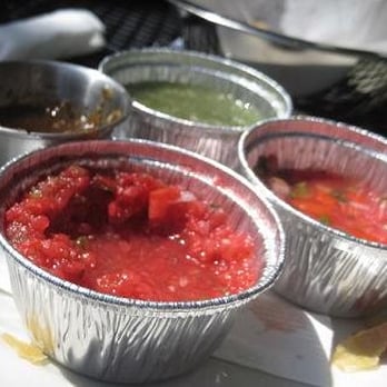 Holy Taco - the expensive salsa in cheap containers at Holy Taco - Mexican Near Me - Atlanta, Georgia Holy Taco - the expensive salsa in cheap containers at Holy Taco - Mexican Near Me - Atlanta, Georgia