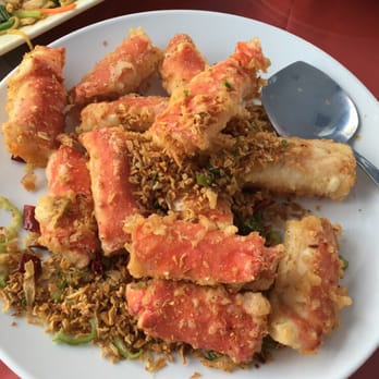Fish VIllage - fried king crab - Seafood Near Me - Queens, New York