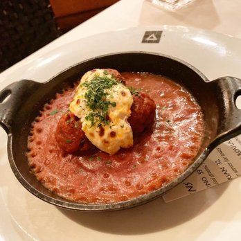 Dio Deka - Baked Lamb Meatballs (ouzo-tomato sauce, fresh ricotta cheese) - Greek Near Me - Los Gatos, California