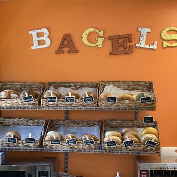 The Bagel Nook - a display of bagels - Bagels Near Me - Hampden, Massachusetts The Bagel Nook - a display of bagels - Bagels Near Me - Hampden, Massachusetts