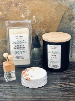 Car Diffusers, Room Sprays, Goat Milk Lotion, Lip Butter and more!! - We specialize in body products.