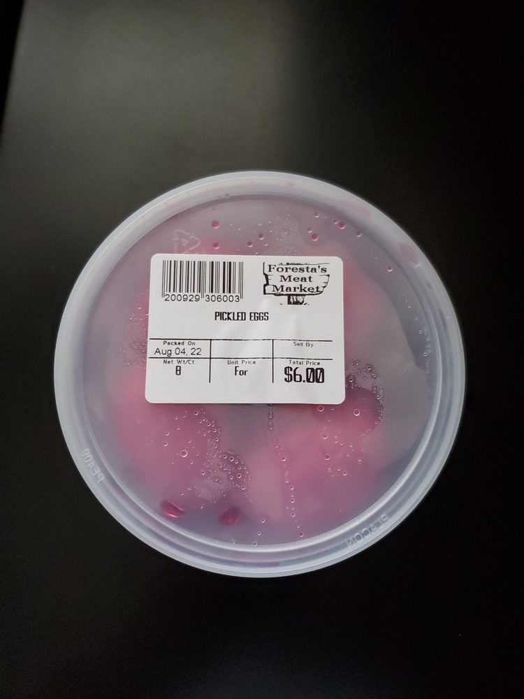 Food from Foresta's Country Meat Market