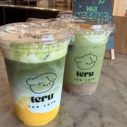 Mango sticky rice Banana crème brulee matcha Mango sticky rice Banana crème brulee matcha