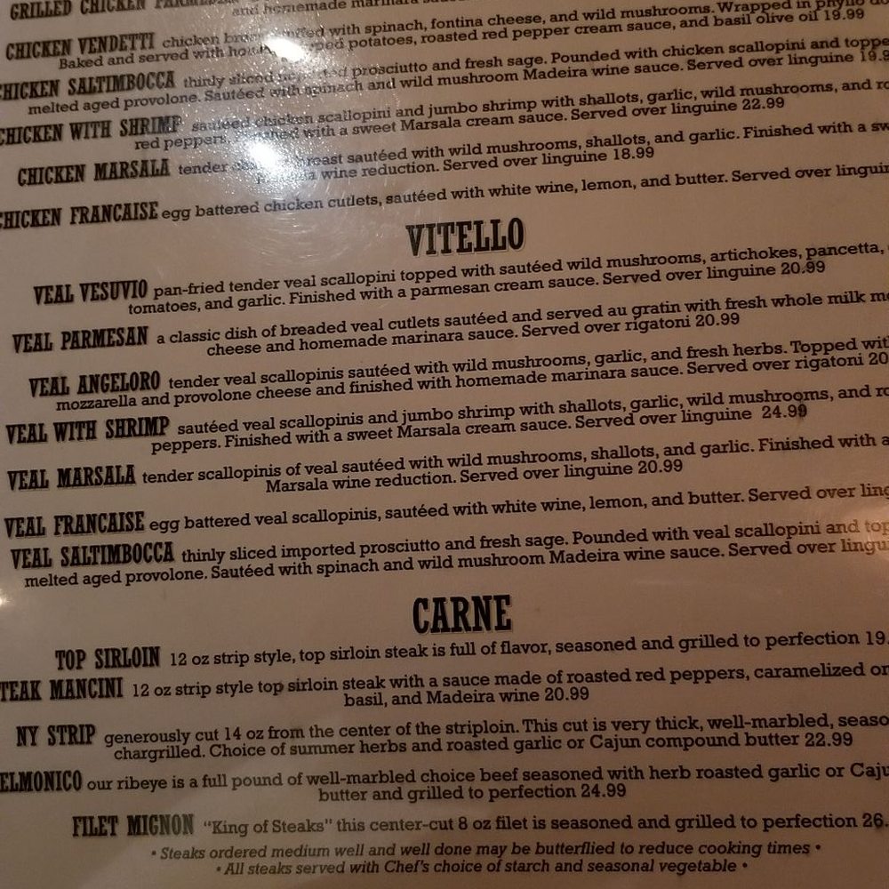 Francesca's Cucina - Menu - Italian Near Me - Syracuse, New York Francesca's Cucina - Menu - Italian Near Me - Syracuse, New York