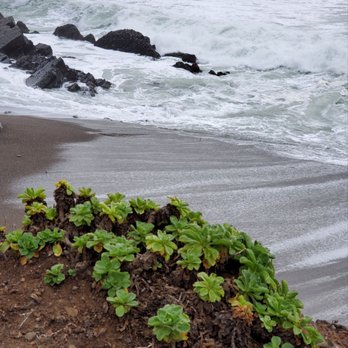 Moonstone Beach - Surf is kicking-up. 02 January 2021 - Beaches Near Me - Cambria, California