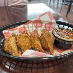 Fried pork dumplings