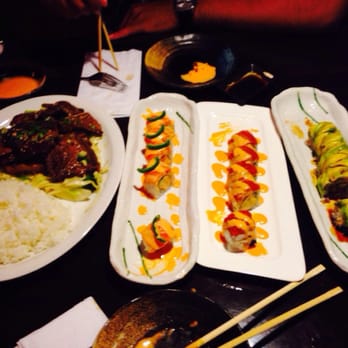 Sushi Park - Short ribs. And don't remember the rolls names. But they were all DELISH - Sushi Bars Near Me - El Centro, California