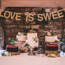 well. fed. - Our wedding dessert table (cakes by Alicia of well. fed.)