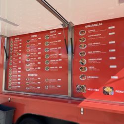 Brothers SF - Menu which only has some prices listed